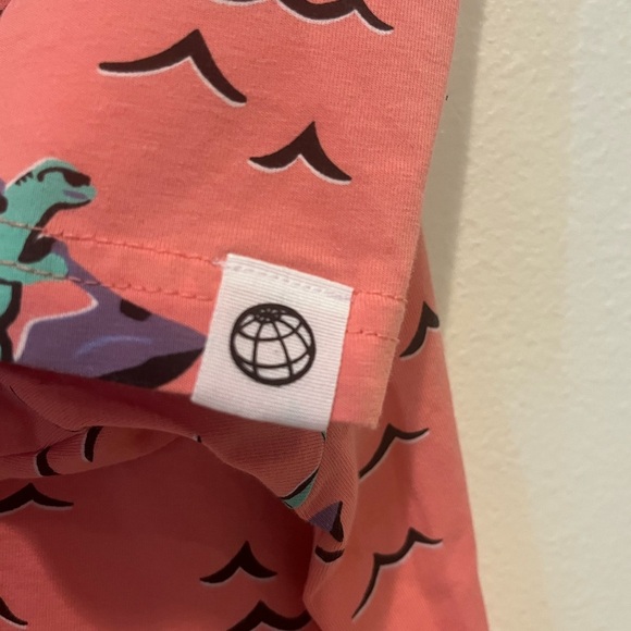 Free Planet Coral Tee with Dinosaur Print - Picture 3 of 5